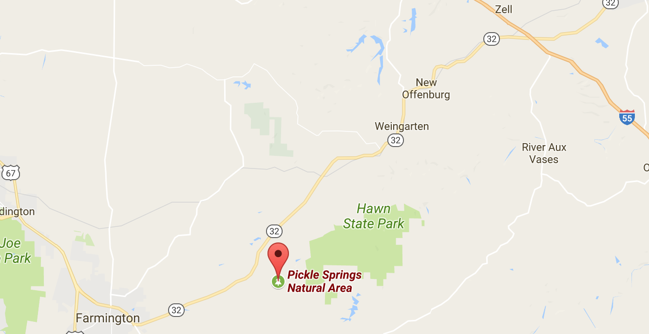Pickle Springs Map