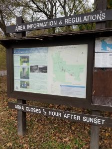 Rockwoods Reservation Sign