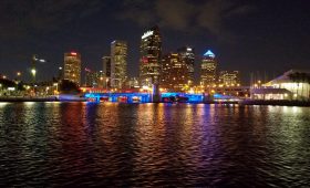 Tampa Skyline from Water Taxi